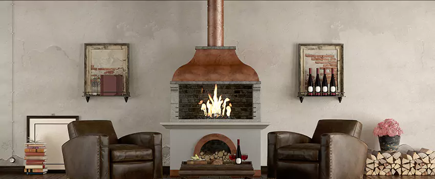Thelin Hearth Products Providence Pellet Insert Fireplace Installation in Bellaire, TX