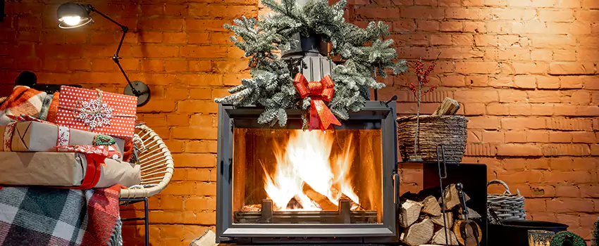 Travis Industries Linear Gas Fireplace Installation in Bellaire, Texas