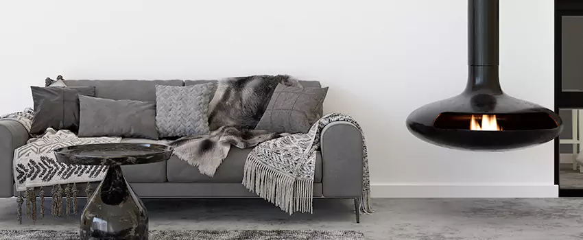 Circular Hanging Fireplace Installation Services in Bellaire, TX